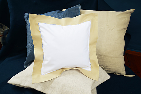 Hemstitch Pillows in Color 12x12